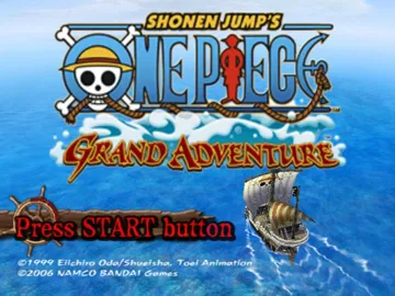 Shonen Jump's One Piece - Grand Adventure screen shot title